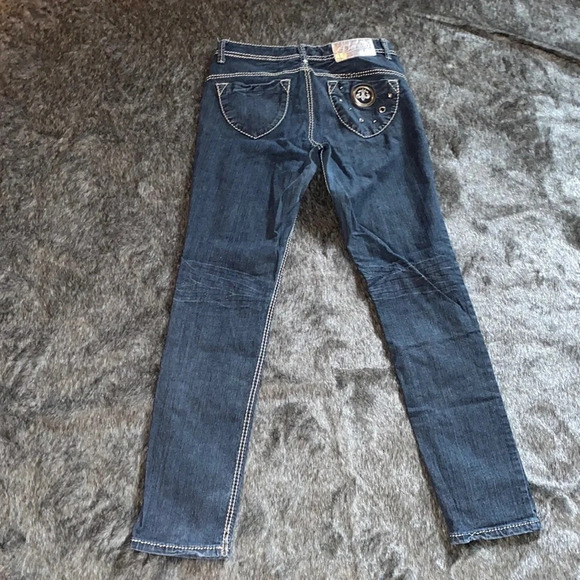 Dereon Y2K denim skinny jeans  Size 9/10 - Picture 3 of 16